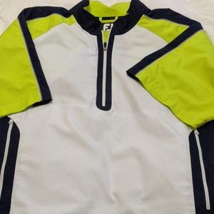 Foot joy pull over blue and green